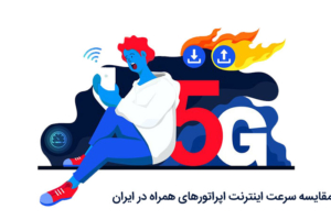مقایسه سرعت اینترنت اپراتورهای همراه در ایران
