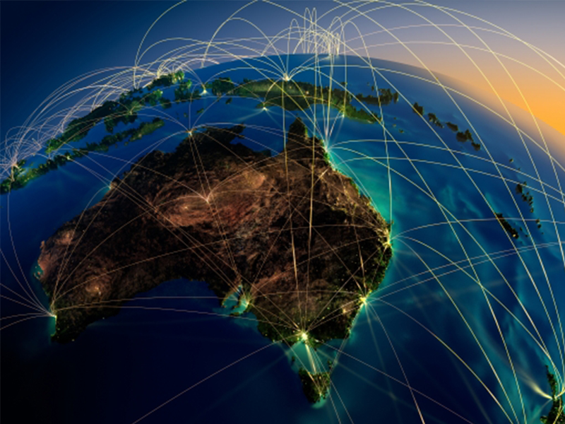 مقایسه‌ی سرعت اینترنت همراه در جهان - استرالیا