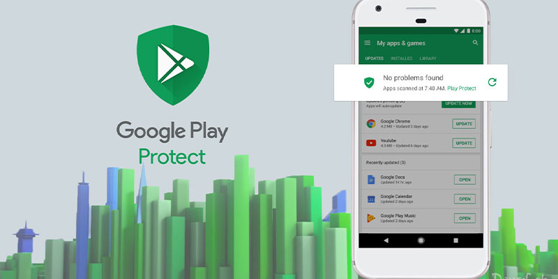 بهترین آنتی‌ ویروسِ اندروید: آنتی ویروس (Google Play Protect)