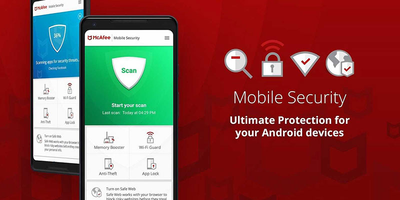 بهترین آنتی‌ ویروس اندروید: آنتی ویروس مکافی (McAfee Mobile Security)