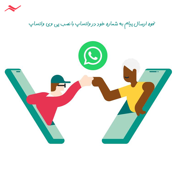 نحوه ارسال پیام به شماره خود در واتساپ با نصب پی وی واتساپ